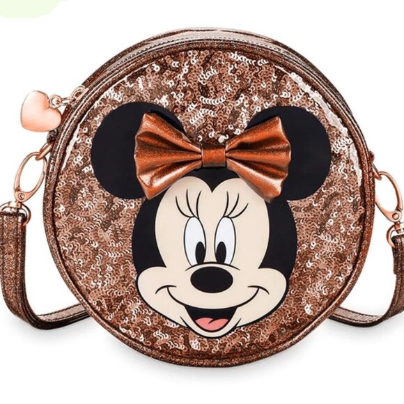 Brand New  Disney Resort Minnie Mouse Sequins Shoulder Bag For Girls GIFT - Picture 1 of 3
